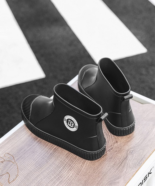 aimoha（アイモハ）の「レインブーツ メンズ ショート（レインシューズ・メンズ・ブラック系その他2/ブラック系その他/ネイビー・27.0cm/24.5cm/26.5cm/25.5cm/26.0cm/25.0cm）」の15枚目の写真