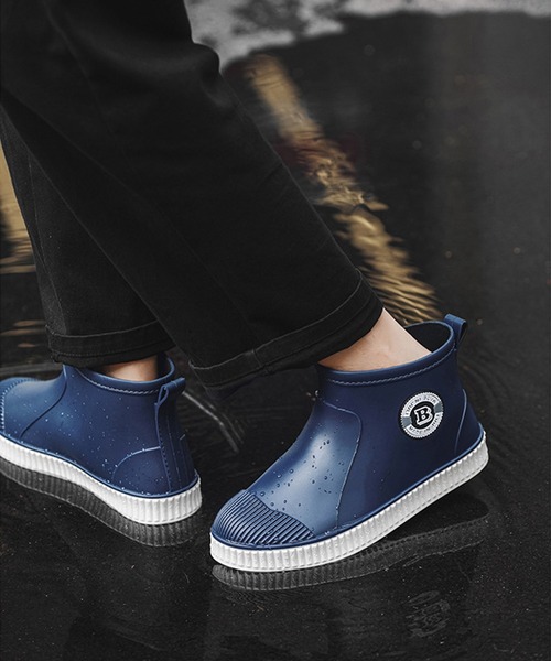 aimoha（アイモハ）の「レインブーツ メンズ ショート（レインシューズ・メンズ・ブラック系その他2/ブラック系その他/ネイビー・27.0cm/24.5cm/26.5cm/25.5cm/26.0cm/25.0cm）」の22枚目の写真