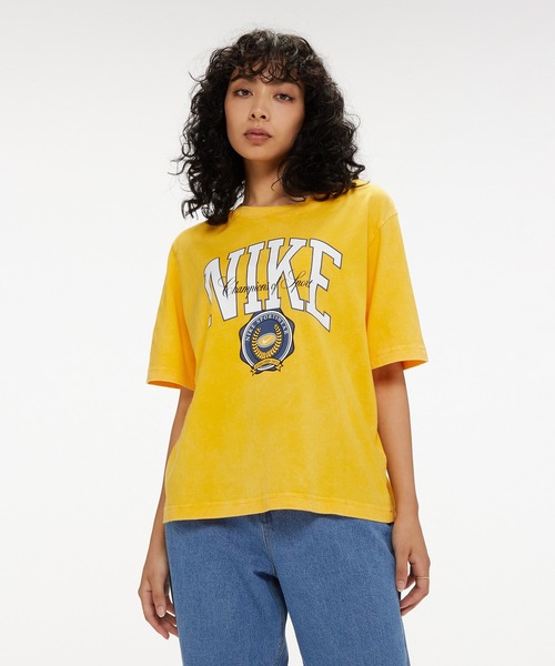 NIKE(ナイキ)の「ナイキ スポーツウェア ウィメンズ Tシャツ / Nike Sportswear Women's T-Shirt(Tシャツ/カットソー・レディース・ネイビー/ゴールド/ブラック・L/M/S/XL/2XL/XS)」の22枚目の写真