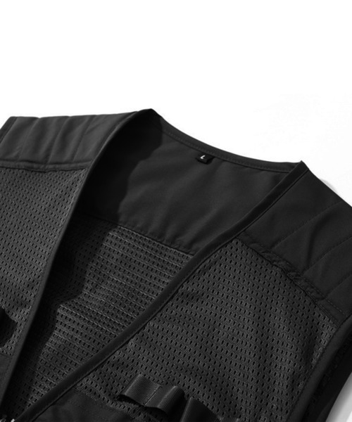 HOOK（フック）の「【HOOK】ビッグポケットワークベスト（ベスト・メンズ・ブラック・XL/XXL/L）」の3枚目の写真