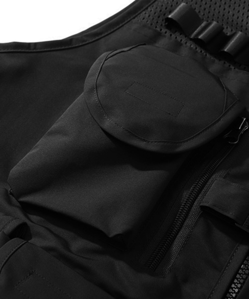 HOOK（フック）の「【HOOK】ビッグポケットワークベスト（ベスト・メンズ・ブラック・XL/XXL/L）」の6枚目の写真