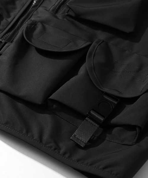 HOOK（フック）の「【HOOK】ビッグポケットワークベスト（ベスト・メンズ・ブラック・XL/XXL/L）」の7枚目の写真