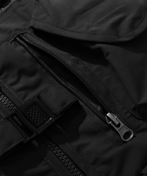 HOOK（フック）の「【HOOK】ビッグポケットワークベスト（ベスト・メンズ・ブラック・XL/XXL/L）」の8枚目の写真