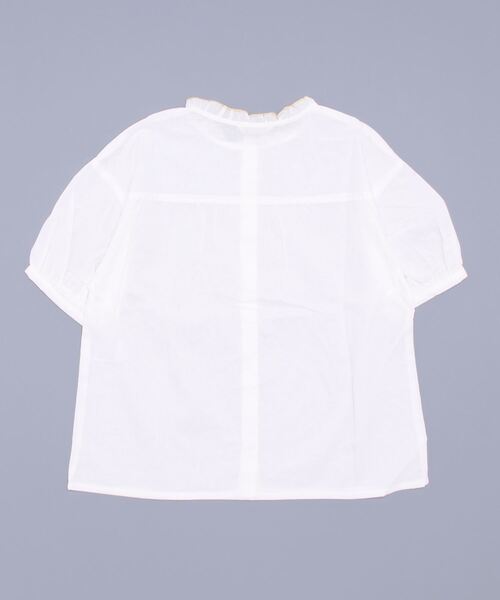 ehka sopo（エヘカソポ）の「前立て刺繍ブラウス（シャツ/ブラウス・レディース・ブラック/グレー/オフホワイト/キナリ・ﾌﾘ-）」の5枚目の写真