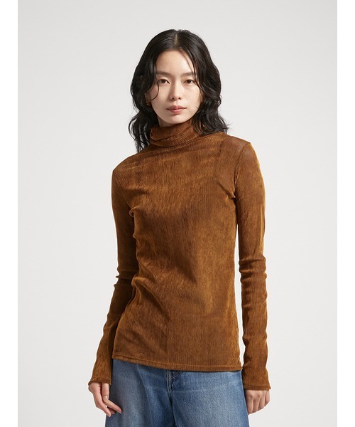 styling/(スタイリング)の「フロッキーチュールタートル(Tシャツ/カットソー・レディース・ブラック/ブラウン/イエロー/グリーン・FREE)」の19枚目の写真