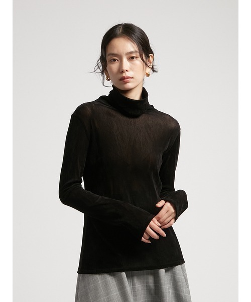 styling/(スタイリング)の「フロッキーチュールタートル(Tシャツ/カットソー・レディース・ブラック/ブラウン/イエロー/グリーン・FREE)」の21枚目の写真