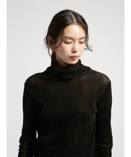 styling/(スタイリング)の「フロッキーチュールタートル(Tシャツ/カットソー・レディース・ブラック/ブラウン/イエロー/グリーン・FREE)」の22枚目の写真