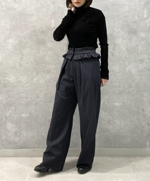 styling/(スタイリング)の「フロッキーチュールタートル(Tシャツ/カットソー・レディース・ブラック/ブラウン/イエロー/グリーン・FREE)」の10枚目の写真