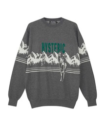 HYSTERIC GLAMOUR | MOUNTAINジャカード セーター(ニット/セーター)