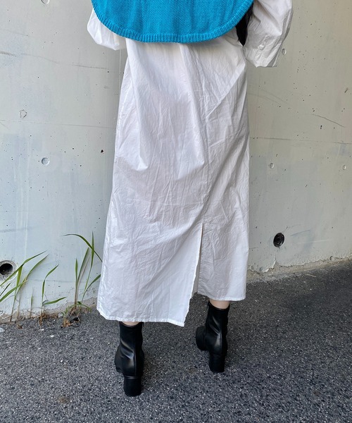y/m by RIKA（イムバイリカ）の「スクエアショートブーツ（ブーツ・レディース・アイボリー/ブラック・MEDIUM/LARGE/SMALL）」の13枚目の写真