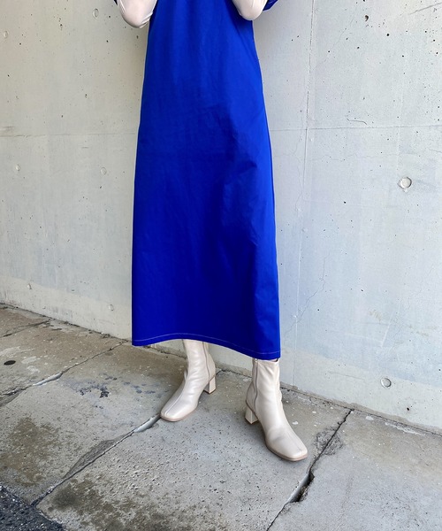 y/m by RIKA（イムバイリカ）の「スクエアショートブーツ（ブーツ・レディース・アイボリー/ブラック・MEDIUM/LARGE/SMALL）」の17枚目の写真