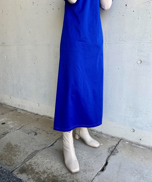 y/m by RIKA（イムバイリカ）の「スクエアショートブーツ（ブーツ・レディース・アイボリー/ブラック・MEDIUM/LARGE/SMALL）」の14枚目の写真