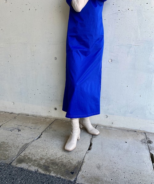 y/m by RIKA（イムバイリカ）の「スクエアショートブーツ（ブーツ・レディース・アイボリー/ブラック・MEDIUM/LARGE/SMALL）」の21枚目の写真