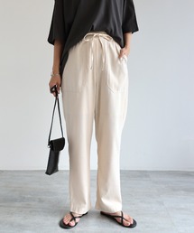 andme（アンドミー）の「リネンブレンドイージーベイカーパンツ（その他パンツ）」