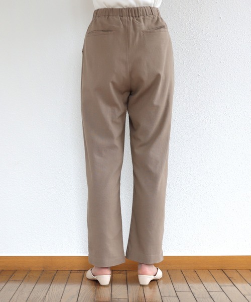 andme(アンドミー)の「リネンブレンドイージーベイカーパンツ(その他パンツ・レディース・ブラック/グレイッシュベージュ/キナリ/グリーン/ライトカーキ・M/L)」の7枚目の写真