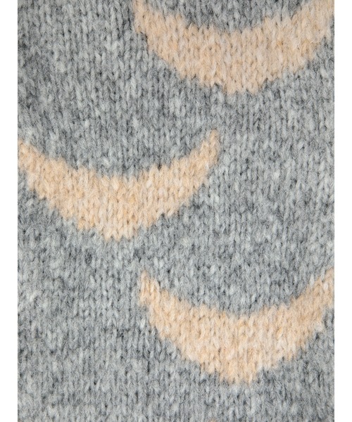 BOBO CHOSES(ボボショーズ)の「Moons knitted neck warmer(ネックウォーマー/スヌード・キッズ・ライトグレー・ONE SIZE)」の3枚目の写真