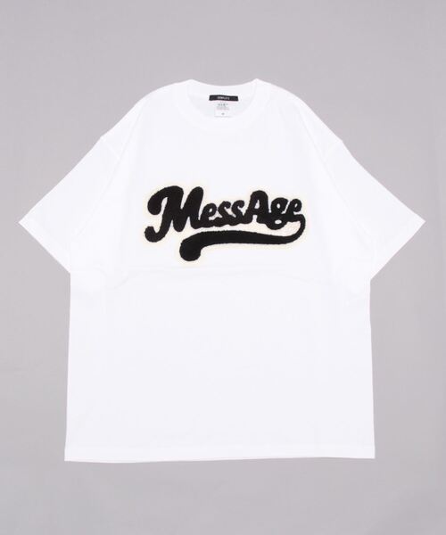 CERCA（チェルカ）の「RM/ワッペン刺繍 Tシャツ（Tシャツ/カットソー・メンズ・ブラック/ベージュ/ホワイト・MEDIUM/LARGE）」の2枚目の写真