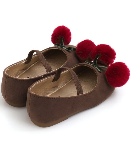 apres les cours（アプレレクール）の「さくらんぼパンプス（パンプス・キッズ・アイボリー/ブラウン・15 /14/18/17/16/19）」の12枚目の写真