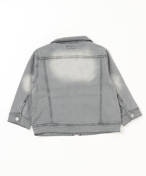WASK/ジップアップGジャンライトオンスデニム(100~160cm)