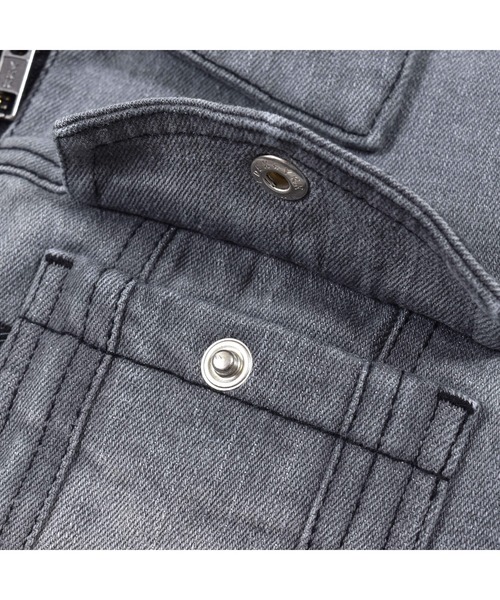 WASK/ジップアップGジャンライトオンスデニム(100~160cm)