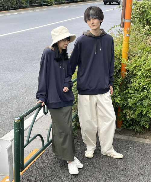 Purple&Yellow(パープルアンドイエロー)の「ストレッチツイル マーメイドスカート(スカート・レディース・カーキ/キャメル・SMALL/MEDIUM)」の6枚目の写真