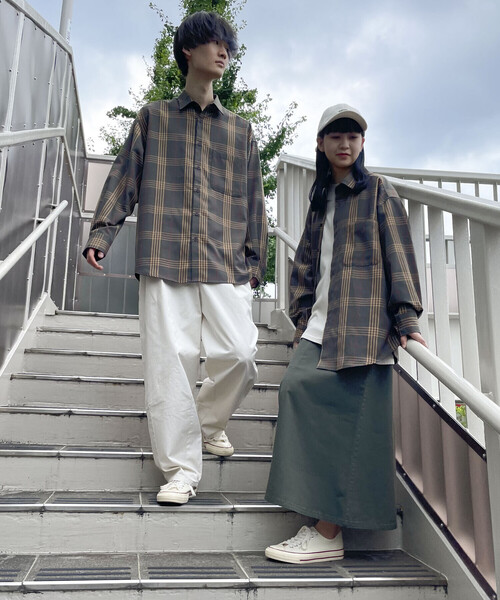 Purple&Yellow(パープルアンドイエロー)の「ストレッチツイル マーメイドスカート(スカート・レディース・カーキ/キャメル・SMALL/MEDIUM)」の11枚目の写真