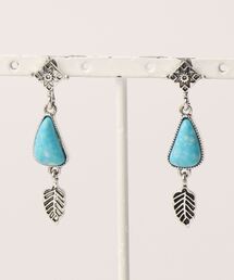 チャイハネ | 【チャイハネ】ターコイズブルーピアス(ピアス（両耳用）)