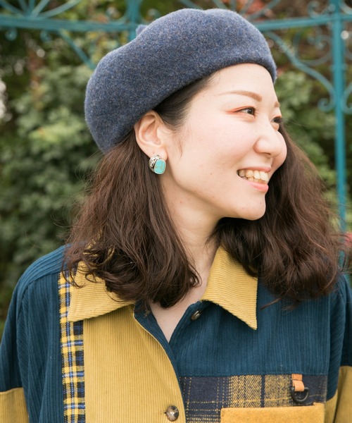 チャイハネ（チャイハネ）の「【チャイハネ】ターコイズブルーピアス（ピアス（両耳用）・レディース・その他1/その他2/その他3/その他4/その他5/その他6・FREE）」の12枚目の写真