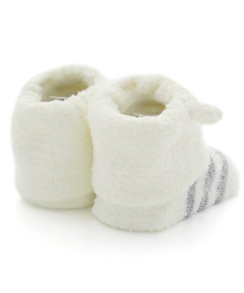 Ampersand(アンパサンド)の「ベビーワンちゃんマシュマロソックス(ベビーシューズ/ベビーソックス・キッズ・ブラウン/アイボリー・9/12)」の4枚目の写真