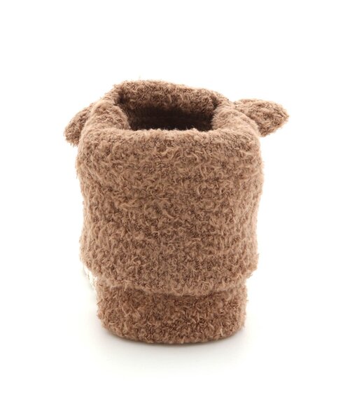 Ampersand(アンパサンド)の「ベビーワンちゃんマシュマロソックス(ベビーシューズ/ベビーソックス・キッズ・ブラウン/アイボリー・9/12)」の7枚目の写真