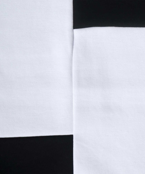 ANPAS（アンパス）の「Monotone Color Switching Design Oversized Sweatshirt/モノトーン切り替え オーバーサイズ トレーナー スウェット（スウェット・メンズ・ブラック系その他/ホワイト系その他2/ホワイト系その他/ブラック系その他2/ホワイト系その他3/ブラック系その他3・L/M）」の15枚目の写真