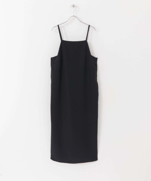 SENSE OF PLACE by URBAN RESEARCH（センスオブプレイスバイアーバンリサーチ）の「ストレートキャミワンピース（ワンピース・レディース・ブラック/グリーン/アイボリー・ONE）」の4枚目の写真
