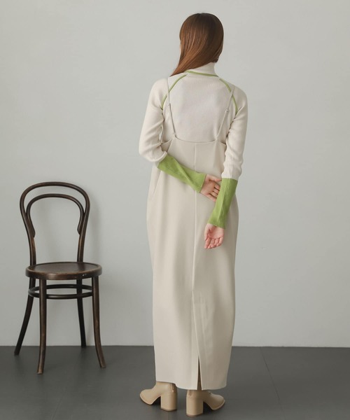 SENSE OF PLACE by URBAN RESEARCH（センスオブプレイスバイアーバンリサーチ）の「ストレートキャミワンピース（ワンピース・レディース・ブラック/グリーン/アイボリー・ONE）」の19枚目の写真