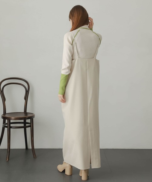 SENSE OF PLACE by URBAN RESEARCH（センスオブプレイスバイアーバンリサーチ）の「ストレートキャミワンピース（ワンピース・レディース・ブラック/グリーン/アイボリー・ONE）」の20枚目の写真