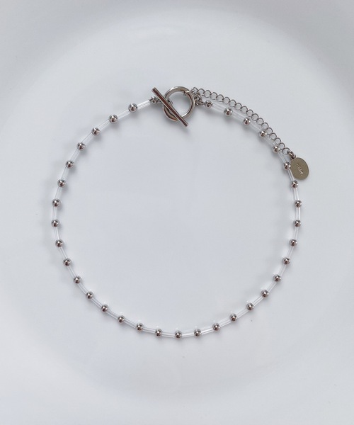 whim（ウィム）の「Abby-シンプルビーズネックレス-（ネックレス・レディース・シルバー/ゴールド・FREE）」の9枚目の写真