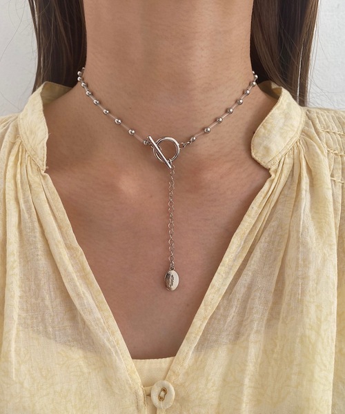 whim（ウィム）の「Abby-シンプルビーズネックレス-（ネックレス・レディース・シルバー/ゴールド・FREE）」の10枚目の写真