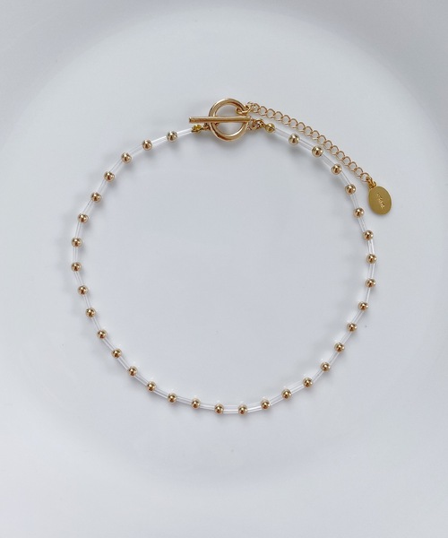 whim（ウィム）の「Abby-シンプルビーズネックレス-（ネックレス・レディース・シルバー/ゴールド・FREE）」の19枚目の写真