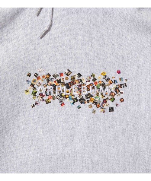 APPLEBUM（アップルバム）の「"Vinyl Logo" Sweat Parka（パーカー・メンズ・アッシュグレー/ブラック/ネイビー/スモークピンク・MEDIUM/LARGE/X-LARGE/XX-LARGE）」の13枚目の写真