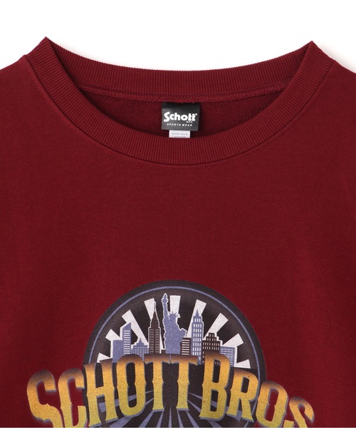 schott（ショット）の「Schott/ショット/CARD CREWNECK SWEATSHIRT/カードクルーネックスウェット（スウェット・メンズ・ブラック/その他/アイボリー・L/2XL/M/XL）」の11枚目の写真