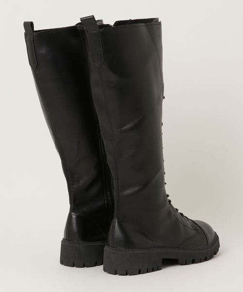 Auntie Rosa（アンティローザ）の「厚底ロングブーツ（スニーカー・レディース・ブラック・38/39/37）」の5枚目の写真