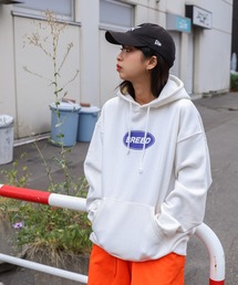 ZIP FIVE | 【肉厚】 ビッグシルエットパーカー  無地/バックロゴプリント/オーバルプリント/ベースボールロゴサガラ刺繍【ユニセックス】(パーカー)