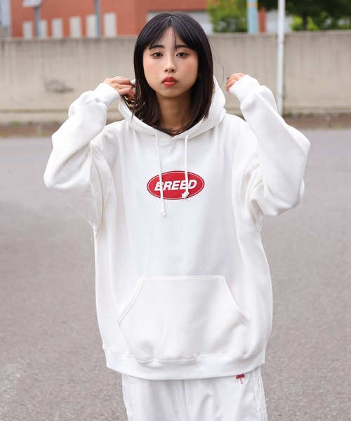 ZIP FIVE（ジップファイブ）の「【ZIP FIVE】オーバーサイズ 肉厚 裏起毛 パーカー 無地 / アソート ロゴ プリント / 刺繍（パーカー・レディース・ブラック系3/グリーン系1/パープル系1/グレー系2/ネイビー系/ホワイト系3/パープル/ホワイト系1/アイボリー系1/ネイビー系2/アイボリー系/イエロー系1/ベージュ系/グレー系その他/グリーン系/イエロー/ダークグリーン系/ホワイト系4/ブラック系4/カーキ/杢グレー/ブルー/ブラック系/ブルー系その他3/ブラック/ベージュ/チャコール/ロイヤルブルー/グレー系1/ホワイト系2/ブラック系2/グリーン/レッド/オレンジ/ブルー系/ホワイト/ブルー系その他/ダークグリーン系2/オートミール/ダークグリーン系1/ブラウン/レッド系2/ホワイト系5/ブラック系1/ブルー系その他2/ネイビー/ブラウン系/ダークグリーン/ホワイト系その他/アイボリー/レッド系/レッド系1/アイボリー系2/ネイビー系1/ホワイト系/グレー系/オレンジ系1・LARGE/MEDIUM/X-LARGE）」の8枚目の写真