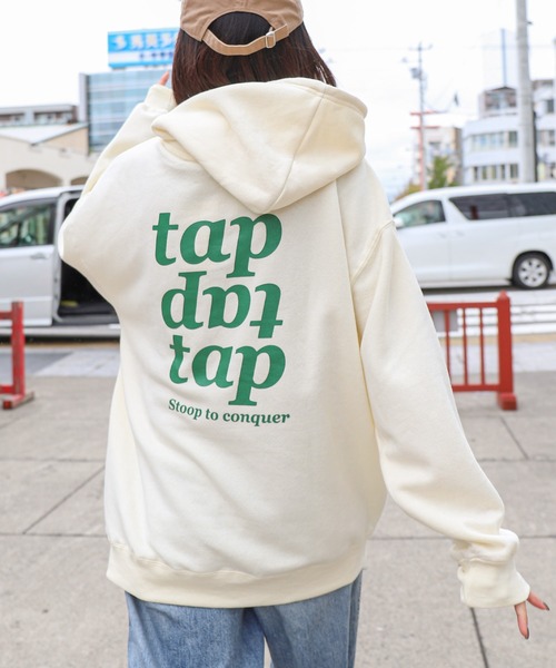 ZIP FIVE（ジップファイブ）の「【ZIP FIVE】オーバーサイズ 肉厚 裏起毛 パーカー 無地 / アソート ロゴ プリント / 刺繍（パーカー・レディース・ブラック系3/グリーン系1/パープル系1/グレー系2/ネイビー系/ホワイト系3/パープル/ホワイト系1/アイボリー系1/ネイビー系2/アイボリー系/イエロー系1/ベージュ系/グレー系その他/グリーン系/イエロー/ダークグリーン系/ホワイト系4/ブラック系4/カーキ/杢グレー/ブルー/ブラック系/ブルー系その他3/ブラック/ベージュ/チャコール/ロイヤルブルー/グレー系1/ホワイト系2/ブラック系2/グリーン/レッド/オレンジ/ブルー系/ホワイト/ブルー系その他/ダークグリーン系2/オートミール/ダークグリーン系1/ブラウン/レッド系2/ホワイト系5/ブラック系1/ブルー系その他2/ネイビー/ブラウン系/ダークグリーン/ホワイト系その他/アイボリー/レッド系/レッド系1/アイボリー系2/ネイビー系1/ホワイト系/グレー系/オレンジ系1・LARGE/MEDIUM/X-LARGE）」の4枚目の写真