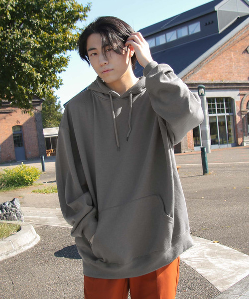 ZIP FIVE（ジップファイブ）の「【ZIP FIVE】オーバーサイズ 肉厚 裏起毛 パーカー 無地 / アソート ロゴ プリント / 刺繍（パーカー・レディース・ブラック系3/グリーン系1/パープル系1/グレー系2/ネイビー系/ホワイト系3/パープル/ホワイト系1/アイボリー系1/ネイビー系2/アイボリー系/イエロー系1/ベージュ系/グレー系その他/グリーン系/イエロー/ダークグリーン系/ホワイト系4/ブラック系4/カーキ/杢グレー/ブルー/ブラック系/ブルー系その他3/ブラック/ベージュ/チャコール/ロイヤルブルー/グレー系1/ホワイト系2/ブラック系2/グリーン/レッド/オレンジ/ブルー系/ホワイト/ブルー系その他/ダークグリーン系2/オートミール/ダークグリーン系1/ブラウン/レッド系2/ホワイト系5/ブラック系1/ブルー系その他2/ネイビー/ブラウン系/ダークグリーン/ホワイト系その他/アイボリー/レッド系/レッド系1/アイボリー系2/ネイビー系1/ホワイト系/グレー系/オレンジ系1・LARGE/MEDIUM/X-LARGE）」の19枚目の写真