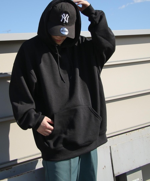 ZIP FIVE（ジップファイブ）の「【ZIP FIVE】オーバーサイズ 肉厚 裏起毛 パーカー 無地 / アソート ロゴ プリント / 刺繍（パーカー・レディース・ブラック系3/グリーン系1/パープル系1/グレー系2/ネイビー系/ホワイト系3/パープル/ホワイト系1/アイボリー系1/ネイビー系2/アイボリー系/イエロー系1/ベージュ系/グレー系その他/グリーン系/イエロー/ダークグリーン系/ホワイト系4/ブラック系4/カーキ/杢グレー/ブルー/ブラック系/ブルー系その他3/ブラック/ベージュ/チャコール/ロイヤルブルー/グレー系1/ホワイト系2/ブラック系2/グリーン/レッド/オレンジ/ブルー系/ホワイト/ブルー系その他/ダークグリーン系2/オートミール/ダークグリーン系1/ブラウン/レッド系2/ホワイト系5/ブラック系1/ブルー系その他2/ネイビー/ブラウン系/ダークグリーン/ホワイト系その他/アイボリー/レッド系/レッド系1/アイボリー系2/ネイビー系1/ホワイト系/グレー系/オレンジ系1・LARGE/MEDIUM/X-LARGE）」の11枚目の写真