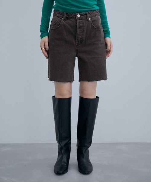 ROLLA'S（ローラス）の「【ROLLA'S】CLASSIC CUTOFF（デニムパンツ・レディース・ブラック・27/28）」の5枚目の写真