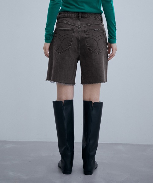 ROLLA'S（ローラス）の「【ROLLA'S】CLASSIC CUTOFF（デニムパンツ・レディース・ブラック・27/28）」の7枚目の写真