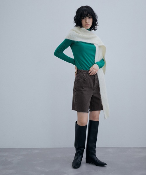 ROLLA'S（ローラス）の「【ROLLA'S】CLASSIC CUTOFF（デニムパンツ・レディース・ブラック・27/28）」の13枚目の写真