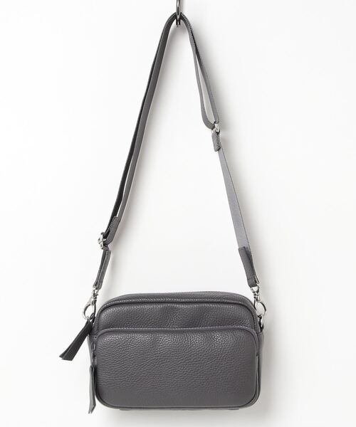 PR01.（ピーアールワン）の「itten-itten BOLLA レザーミニショルダーバッグ（ショルダーバッグ・レディース・チャコールグレー/オレンジ/グリーン/モカ・FREE）」の2枚目の写真