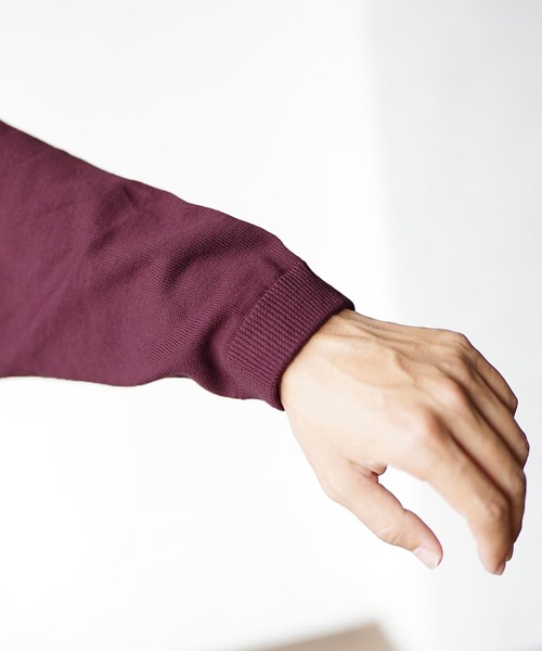 MinoriTY（マイノリティ）の「【入荷禁止】ニット オーバーサイズ ニット ドルマンスリーブ セーター コットンハイゲージ クルーネック 秋服 冬服（ニット/セーター・メンズ・ブラック/アッシュブラウン/アイボリー/マジェンタ/ラベンダー/グレイッシュベージュ・M/L/S）」の18枚目の写真